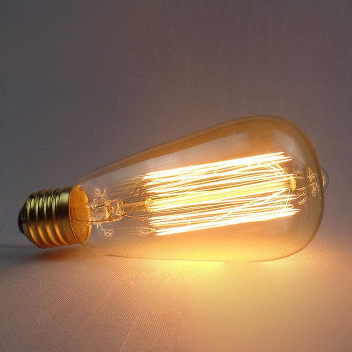 ST64 E27 60W Dimmable Squirrel Industrial Filament Vintage Bulb~3239 - Lost Land Interiors