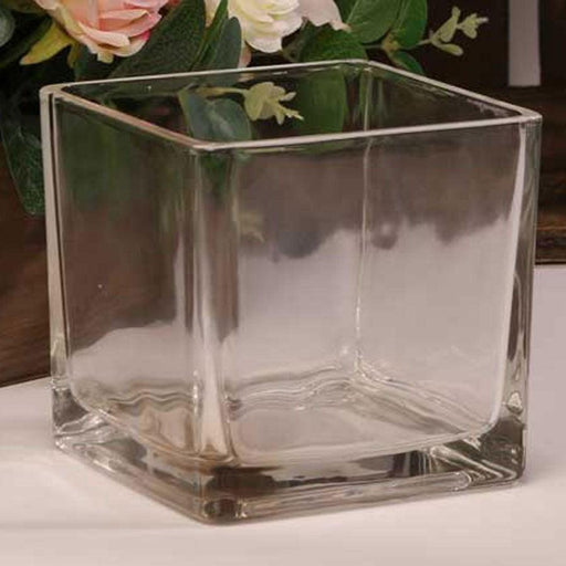 Clear Glass Cube 12cm - Lost Land Interiors