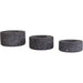 Lava Candle Holder Round - Set Of 3 - Lost Land Interiors