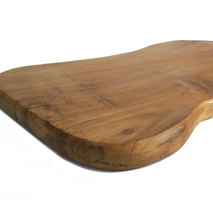 Large Solid Teak Chopping Board - 50cm - Lost Land Interiors