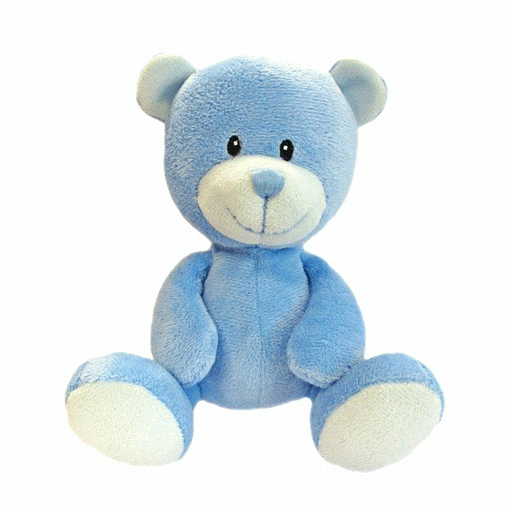 15cm Soft Blue Baby Bear by Suki Gifts - Lost Land Interiors