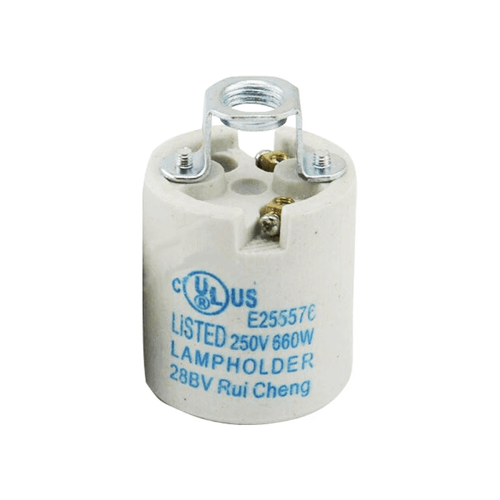 CERAMIC Porcelain Type 6 ES E27 EDISON SCREW Heat Bulb Variation Lamp Holder~4111 - Lost Land Interiors