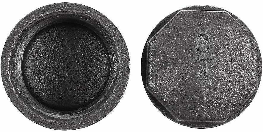BLACK MALLEABLE IRON PIPE FITTING BSP 3/4" - JOINT CONNECTORS~1247 - Lost Land Interiors