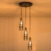 3-Heads Ceiling Pendant Cluster Light Fitting Lights E27 Socket Hanging Chandelier Light Industrial Ceiling Lamp~1290 - Lost Land Interiors