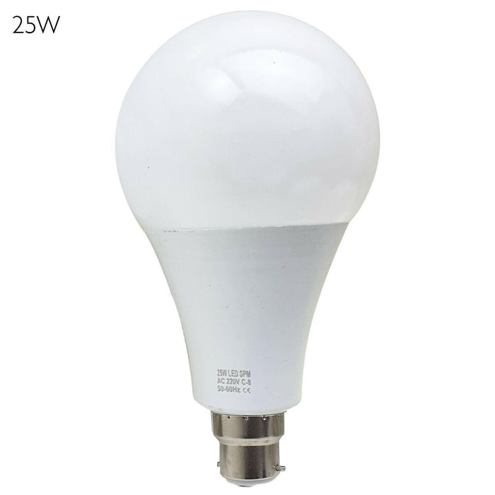 3 X LED Lamp 3W-25W B22 E27 GLS Light Bulbs Cool White A+ Lighting~1440 - Lost Land Interiors