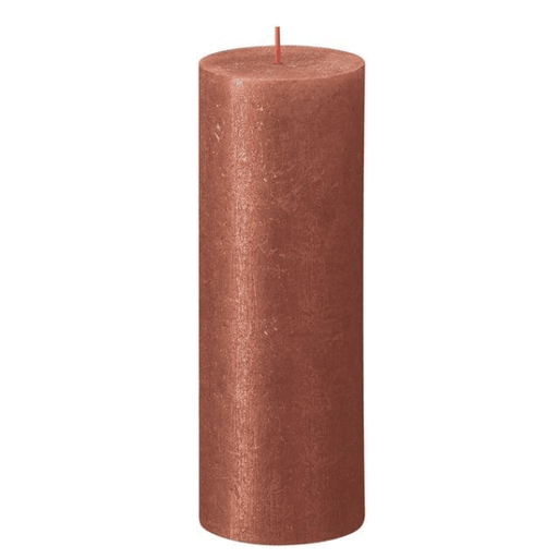 Amber Bolsius Rustic Shimmer Metallic Candle (190 x 68mm) - Lost Land Interiors