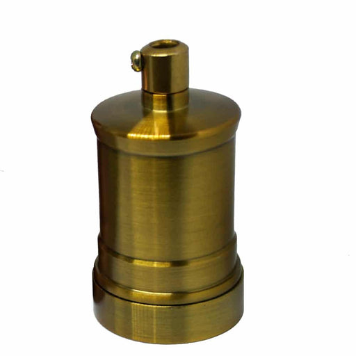 Yellow Brass E27 Vintage Industrial Lamp Light Bulb Holder Antique Retro Edison Light fitting~2958 - Lost Land Interiors