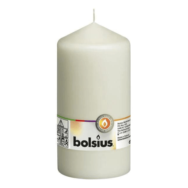 Bolsius Pillar Candle Ivory (150/80mm) - Lost Land Interiors