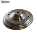 140mm Single Outlet Drop Metal Front Fitting Ceiling Rose~1452 - Lost Land Interiors