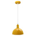 Modern Italian Yellow Chandelier Vintage Pendant Light Shade Industrial Hanging Ceiling Lighting Ideal for Dining Room, Bar, Clubs and Restaurants E27 Base-Dome 30cm~3629 - Lost Land Interiors