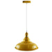 Modern Italian Yellow Chandelier Vintage Pendant Light Shade Industrial Hanging Ceiling Lighting Ideal for Dining Room, Bar, Clubs and Restaurants E27 Base-Big Barn~3630 - Lost Land Interiors