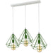 3 Head Green Ceiling Pendant Lights Lampshade~1804 - Lost Land Interiors