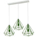 3 Head Green Ceiling Pendant Lights Lampshade~1804 - Lost Land Interiors