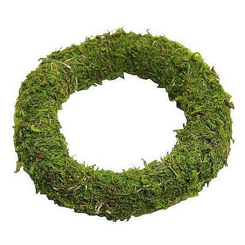 16 Inch Moss Wreath Ring 40 cm Natural Moss - Lost Land Interiors