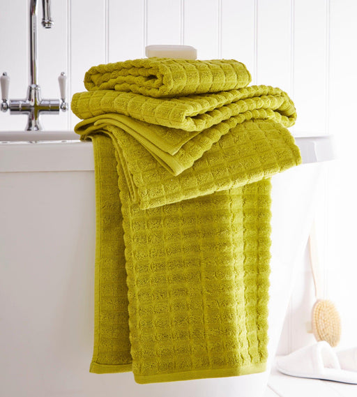 Geo Bath Towel Sublime green - 2 Pack - Lost Land Interiors