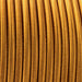 2 core Round Vintage Braided Fabric Gold Coloured Cable Flex 0.75mm~3256 - Lost Land Interiors