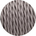 2 Core Twisted Electric Cable Grey color fabric 0.75mm~3023 - Lost Land Interiors