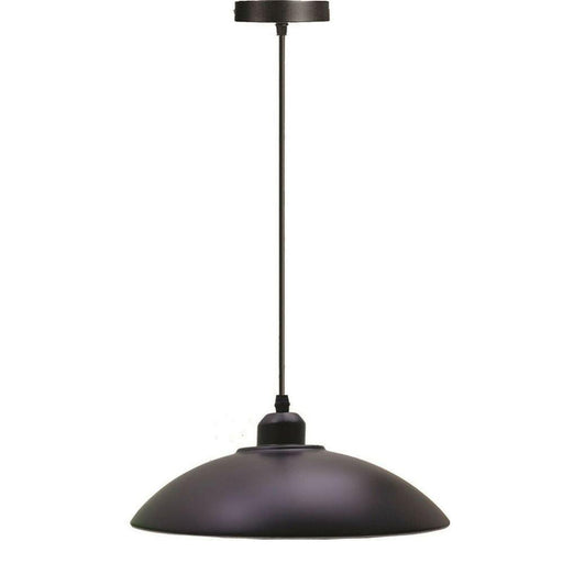 Hanging Lamp Metal Black Color Pendant Lampshade Shade Industrial Living Room Ceiling Light~2604 - Lost Land Interiors