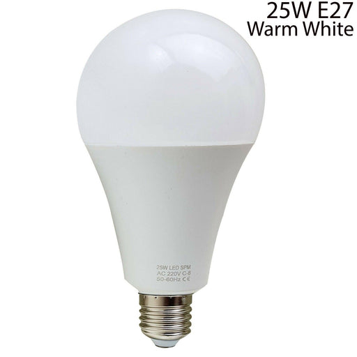 25W E27 Light Bulb Energy Saving Lamp Warm White Globe~1381 - Lost Land Interiors
