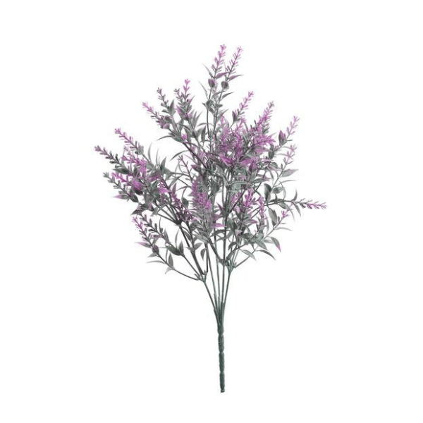 Lavender Bush Lilac/Pink (33cm) Artificial Flowers - Lost Land Interiors