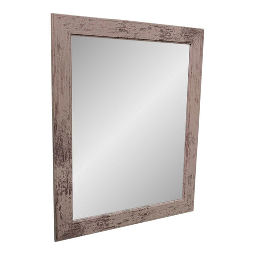 Grey Wooden Mirror 60x50cm - Lost Land Interiors