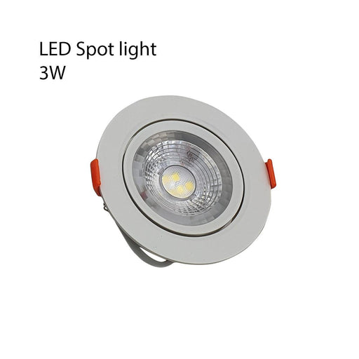 Modern LED Adjustable Tilt Angle Downlight Recessed Round Ceiling Spotlights~2531 - Lost Land Interiors