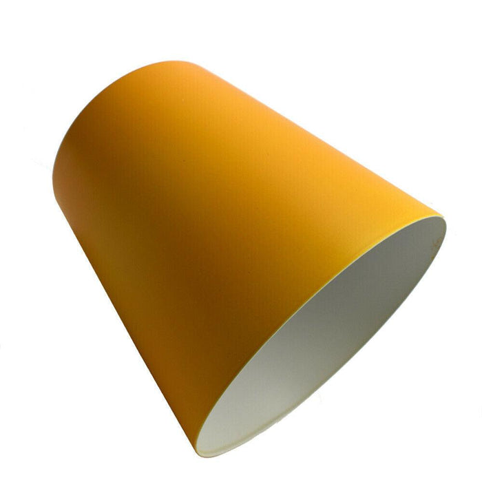 Modern Yellow Colour Metal Easy Fit Lampshade~2240 - Lost Land Interiors