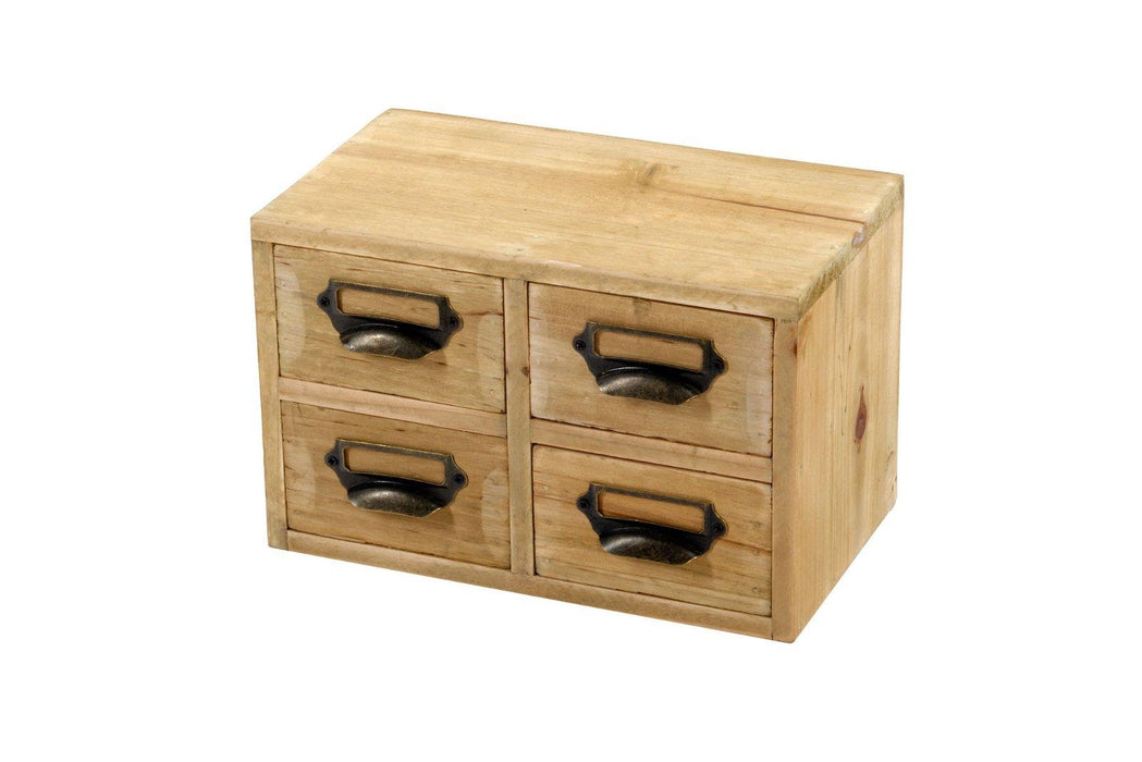 Storage Drawers (4 drawers) 25 x 15 x 16 cm - Lost Land Interiors