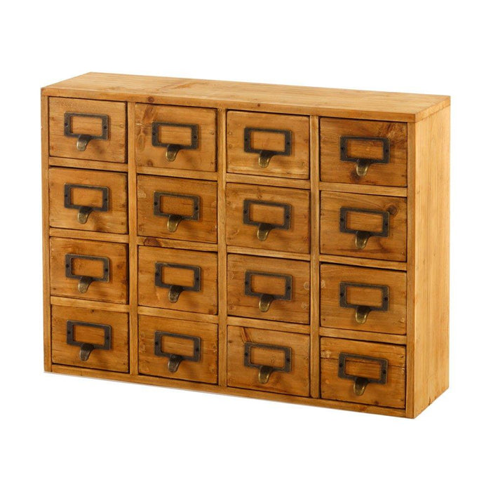 Storage Drawers (16 drawers) 35 x 15 x 46.5cm - Lost Land Interiors