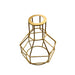 Nest Wire Cage Lampshade Gold Lighting Shade~2842 - Lost Land Interiors