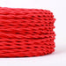 2 Core Twisted Red Vintage Electric fabric Cable Flex 0.75mm~3211 - Lost Land Interiors