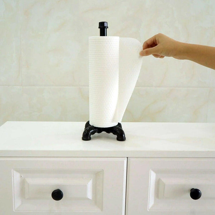 Kitchen Roll Holder Pipe Retro Style Paper Towel Holder~3555 - Lost Land Interiors