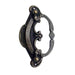 5 Pack Black Cast Iron Rustic Door Pull Handle Overall Length 90mm~2102 - Lost Land Interiors