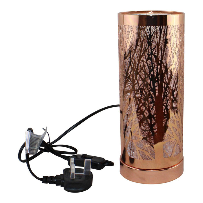 Woodland Design Colour Changing LED Lamp & Aroma Diffuser in Rose Gold - Lost Land Interiors