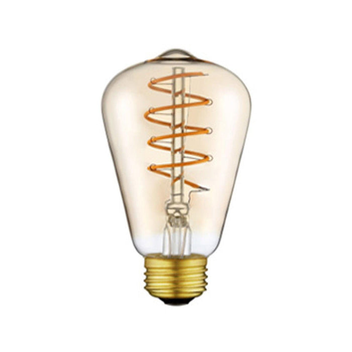 LED Light ST64 4W Warm White Bulb Filament Bulbs~1058 - Lost Land Interiors