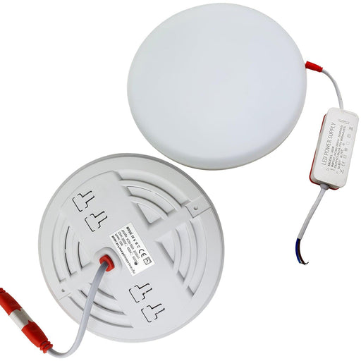 Slim LED 36 W 6000 K Panel Recessed Round Frame less Ceiling Spot Light Cool SMD~2527 - Lost Land Interiors