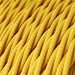 2 Core Twisted Electric Cable solid Yellow color fabric 0.75 mm~3222 - Lost Land Interiors