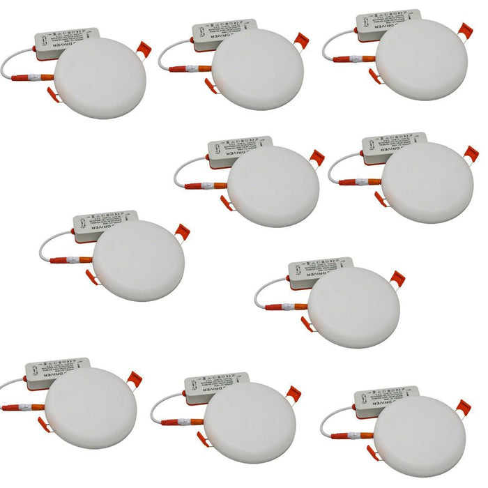 Ultra Thin LED 18 W 6000 K LED Panel Recessed Round Ceiling Spotlight Down Light~2528 - Lost Land Interiors