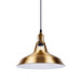 Yellow Brass Metal Ceiling Lamp Shade Pendant Light~1477 - Lost Land Interiors