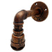 Retro industrial Pipe lighting sconce water pipe wall light steam punk~1504 - Lost Land Interiors