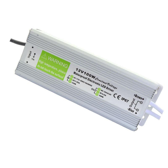DC12V IP67 100W Waterproof 8.33A LED Driver Power Supply Transformer~3373 - Lost Land Interiors