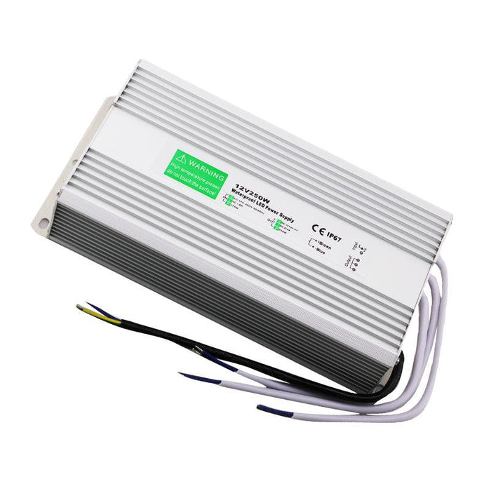 DC12V 20A 250W Waterproof IP67 LED Driver Power Supply Transformer UK~3353 - Lost Land Interiors