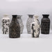 Lombok Island - Bamboo Motif Shaped  Ceramic Vase - Natural - Lost Land Interiors