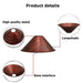 18mm x 10mm Large Easy Fit Pendant Light Shade Metal Lampshade Wall Lamp~1398 - Lost Land Interiors