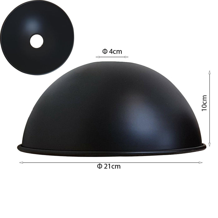 210mm Dome Easy Fit Light Shades Modern Ceiling Pendant Lampshades~1389 - Lost Land Interiors