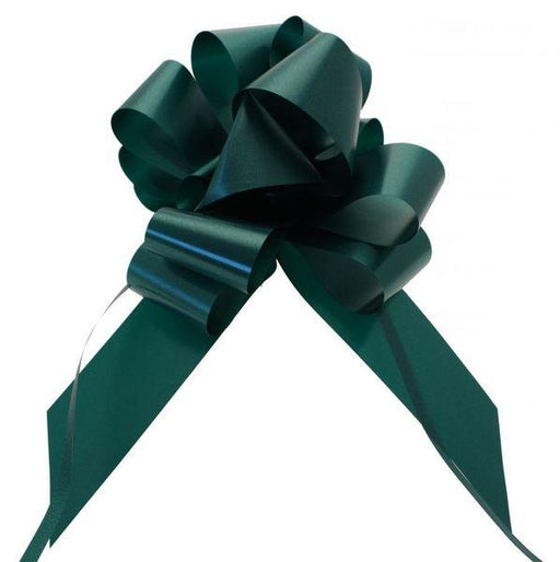 20 x Hunter Green Pullbow 50mm Gift wrapping bows - Lost Land Interiors