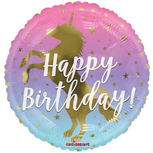 18" Birthday Unicorn Balloon - Lost Land Interiors