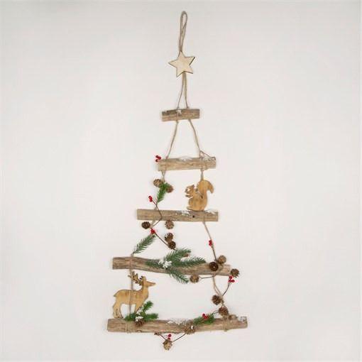 Woodland Branch Hanging Christmas Tree Ladder - Lost Land Interiors