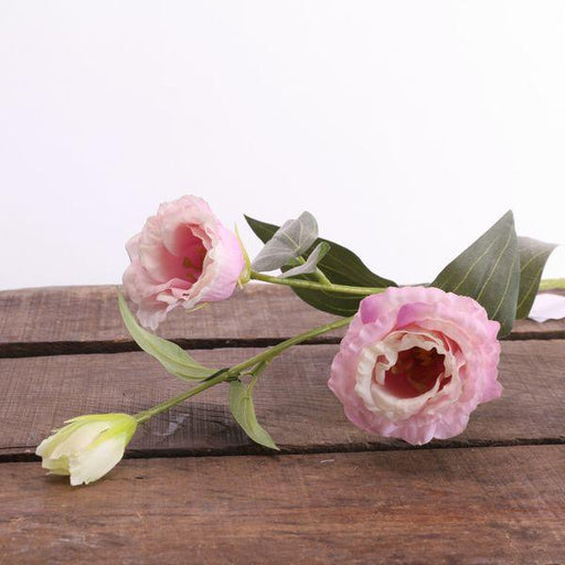 Lilac Lisianthus Spray Artificial Silk Flowers - Lost Land Interiors