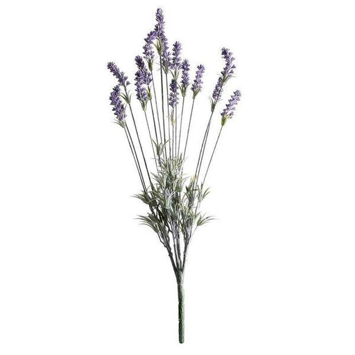 Purple Lavender Plant Artificial Flowers Spray - Lost Land Interiors